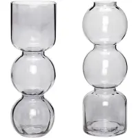 Hubsch Circle Vaces Grey (2er Set) | 660904