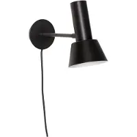 Hubsch Wandleuchte Metall schwarz