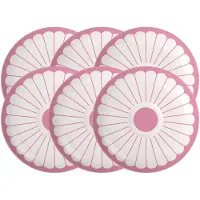 Villeroy & Boch Untertasse "Cappuccinountertassen Fleur Couleur ø 17,5 cm 6er Set" Spülmaschinenfest, Mikrowellensicher