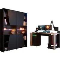 58 aufm Kessel Gamertisch Parisot Meta 3-tlg. Holznachbildung Chene Kronberg/Schwarz