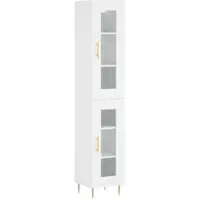 Helloshop26 - Buffet Sideboard Kommode Schrank Aufbewahrungseinheit Organizer für Küche Wohnzimmer Lounge hoch 34,5 x 34 x 180 cm 02_0032375