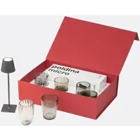 Zafferano 6er-Set zweifarbige Trinkgläser aus der Melting Pot Kollektion aus dekoriertem Glas - Grün und Aquamarin - Safran