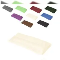 EXKLUSIV HEIMTEXTIL Gartenstuhlauflage 1 Stück 60 x 120 x 20 cm Naturweiss