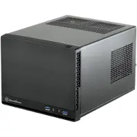 Silverstone SG13, Mini Tower, PC, Schwarz, Mini-DTX, Mini-ITX, Aluminium, Kunststoff, Stahl, 2.5,3.5"