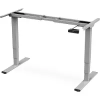 Digitus Elektrisch hoehenverst. Tischgest. Dual-Motor, 3-St,grau