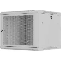 Lanberg SZAFA INSTALACYJNA RACK WISZĄCA 19" 9U 600X600 SZARA DRZWI PERFOROWANE (FLAT PACK)