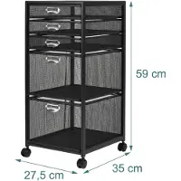 Relaxdays Rollcontainer