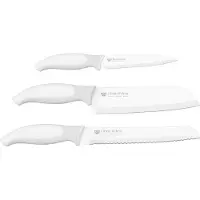 Gräwe Küchenmesser-Set CleanCitchen, 3-teilig, weiß