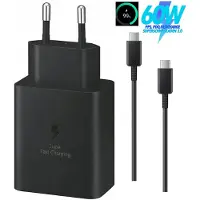 TELEFONMAX Für Samsung Galaxy S26 S26 Ultra S25 A57 A37 USB-C Schnellladegerät 60W USB-C Adapter GaN PD 3.1 PPS mit 5A Schnellladekabel