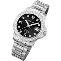 Jaguar Damen Analog Uhr Cosmopolitan J892/4 Edelstahl Armbanduhr silber UJ892/4