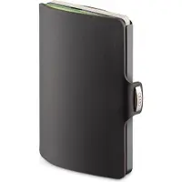 Audi collection Audi I-Clip Slim Wallet Geldbörse schwarz, 8,8x6,5x1,6 cm, 10 Kartenfächer, Geldscheinklammer