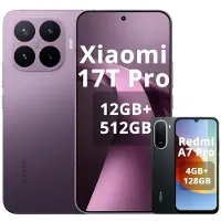 Xiaomi 17T Pro 5G 512GB 12GB 6.83", 7000mAh, Leica 5x Teleobjektiv (Deep Violet), Enthält ein Bonus-Redmi A7 Pro (4+128GB)