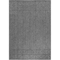 KADIMA DESIGN Balkonteppich Berber-Tradition UV-Beständig Waschbar Strapazierfähig | Grau 160x230 cm Küche Balkon Fußbodenheizung geeignet | IMST –