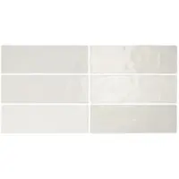 Equipe Artisan Wandfliese white 6,5x20 cm glanz ARTISAN24464