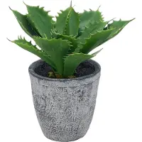 Creativ Green Kunstpflanze "Echeveria" mit naturgetreuem Blattwerk