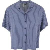Urban Classics Kurzarmshirt "Damen Ladies Resort Shirt" 1 Stk.