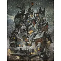 Magnolia Puzzle Willoville Isle - 1000 Teile buntes Spielzeug