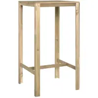 vidaXL Bartisch 60x60x110 cm Imprägniertes Kiefernholz
