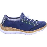 Rieker Damen Sneaker 22398-37, 22398-38, 22398-42 RIE-N42T0 jeans/blau/marine 42