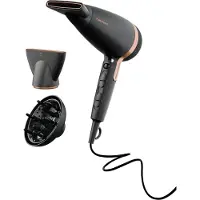 Grundig Ionic-Haartrockner "HD 8080" 2.300 W 3 Aufsätze 2300W Profi‑Haartrockner mit AC‑Motor, Ionen & Smart Sensor