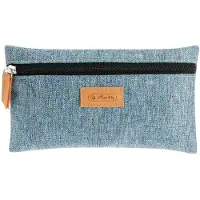 Herlitz Faulenzer flach Greenline RPET blau Polyester BxHxT 210x123x15mm Packung mit 2 Stück