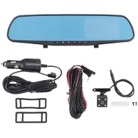 Wella RüCkspiegel Autorecorder AutoüBerwachung Auto DVR Vorder- und RüCkseite Dual Recording Car Supplies