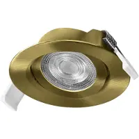 Osram 4099854595615 Spot Set LED Einbaustrahler Verstellbar 4,9W Messing