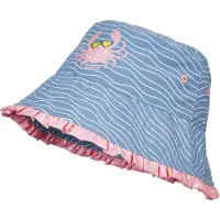 Playshoes Wende-Hut in Blau/ Rosa - 53 cm