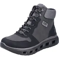 Rieker Schnür-,Zug-u.Schnallenstiefel in grau, Gr. 38