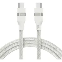 Anker - USB-Kabel - 24 pin USB-C (M) zu 24 pin USB-C (M) - 91 cm - geflochtenes Kabel, Fast Power Charging (240W) - weiß