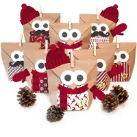 Ingo Steyer GmbH & Co. KG Bastelset "Christmas Owl red" + Extras