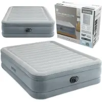 Intex Aufblasbare Matratze 203x152x46 cm mit integrierter elektrischer Pumpe 64824ND