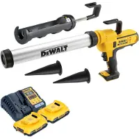 DeWalt DCE 581 D2K Akku Kartuschenpistole 18 V 310 ml + 2x Akku 2,0 Ah + Ladegerät + Koffer