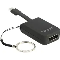 DeLOCK 63940, 0,03 m, USB Typ-C, DisplayPort, Männlich, Weiblich, Gerade