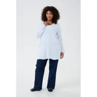 KAFFE CURVE Tunika Regular fit blue