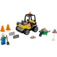 LEGO 60284 City Baustellen-LKW Spielzeug Bausteine-Set, Frontlader Baufahrzeug