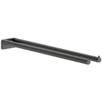 Hansgrohe AddStoris S Handtuchhalter 41787340 zweiarmig, Wandmontage, brushed black chrome