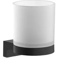 Hansgrohe AddStoris S Zahnputzbecher 41769670 Wandmontage, matt schwarz