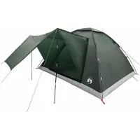 vidaXL Campingzelt 6 Personen Olivegrün Polyester und Stahl