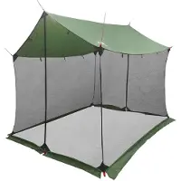 vidaXL Camping-Tarp mit Netzwänden Grün 270 x 210 x 210 cm