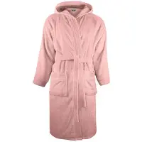 The One Towelling - Morgenmantel für Herren/Damen Unisex, mit Kapuze (Lachs)