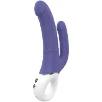 Dreamtoys Essentials - Doppelvibrator (lila)