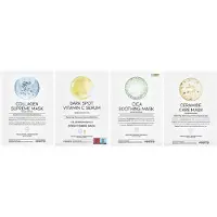OOTD , Variety Hydrating Serum Sheet Beauty Masks, 12 Sheets, 0,88 oz (25 g) Jeder