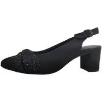 Jana Slingpumps Schwarz in Gr. 36