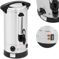 Royal Catering Doppelwandiger Stahl-Wassererhitzer 8.7L 1500W