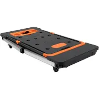StarTech.com 7-in-1 Multifunktionaler Arbeitstisch - Klappbare Werkbank - Höhenverstellbare Arbeitsplattform 46–55 mm - Transportwagen - Tragkraft 250 kg