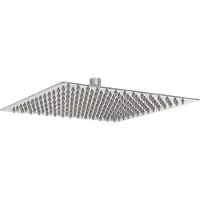 vidaXL Regenbrause Edelstahl 304 25x25 cm Quadrat