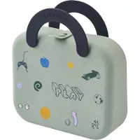 Liewood - Elara Foldable Lunchbox - Play / Dusty Peppermint - One size