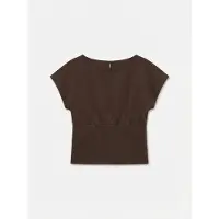 Vero Moda Bluse Smilla 10355466 Dunkelbraun Regular Fit