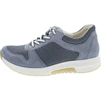 Gabor Comfort Damen Sneaker in Blau, Größe 6